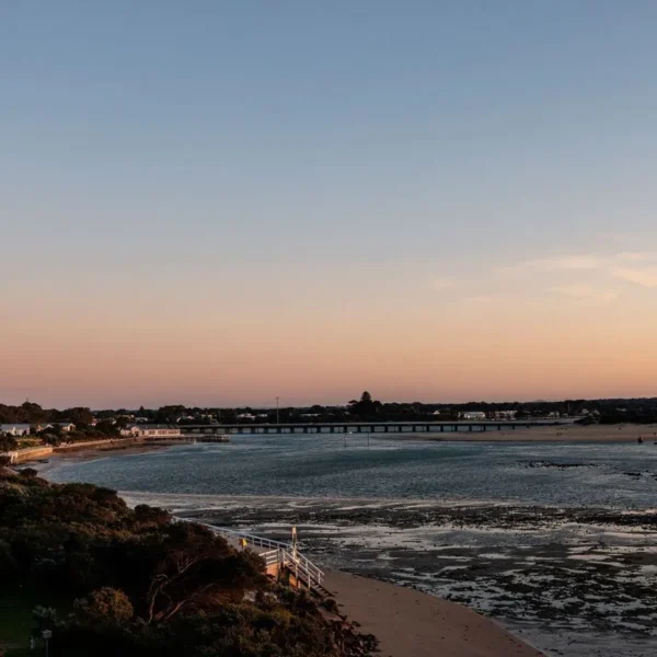 sunset great ocean road